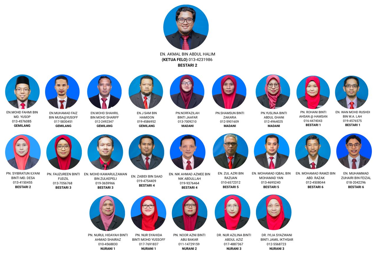Carta Organisasi Felo Kolej Kediaman Pelajar